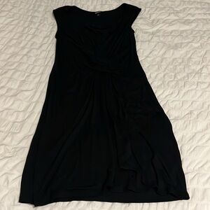 Express Ruched Black Dress